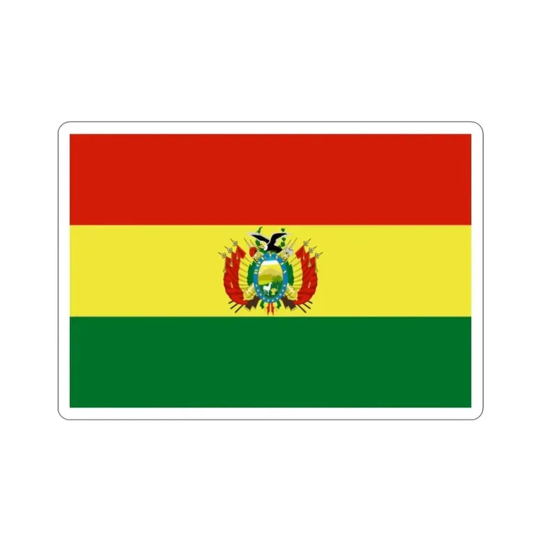 Flag of Bolivia STICKER Vinyl Die-Cut Decal - The Sticker Space