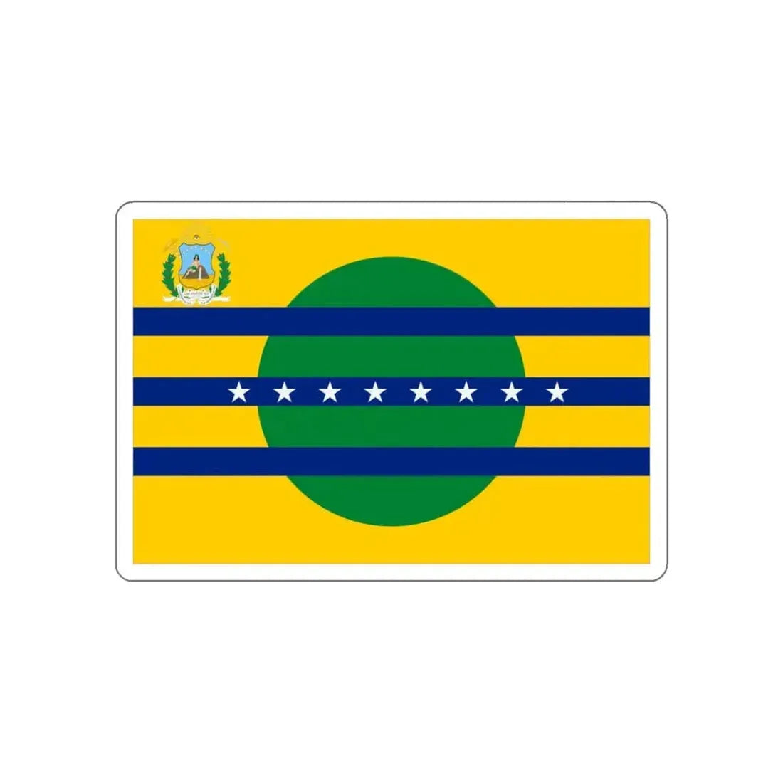 Flag of Bolívar Venezuela STICKER Vinyl Die-Cut Decal 3 Inch - The Sticker Space