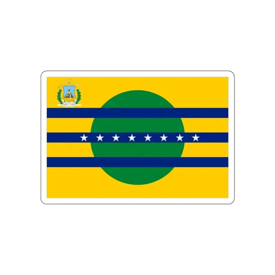 Flag of Bolívar Venezuela STICKER Vinyl Die-Cut Decal 6 Inch - The Sticker Space