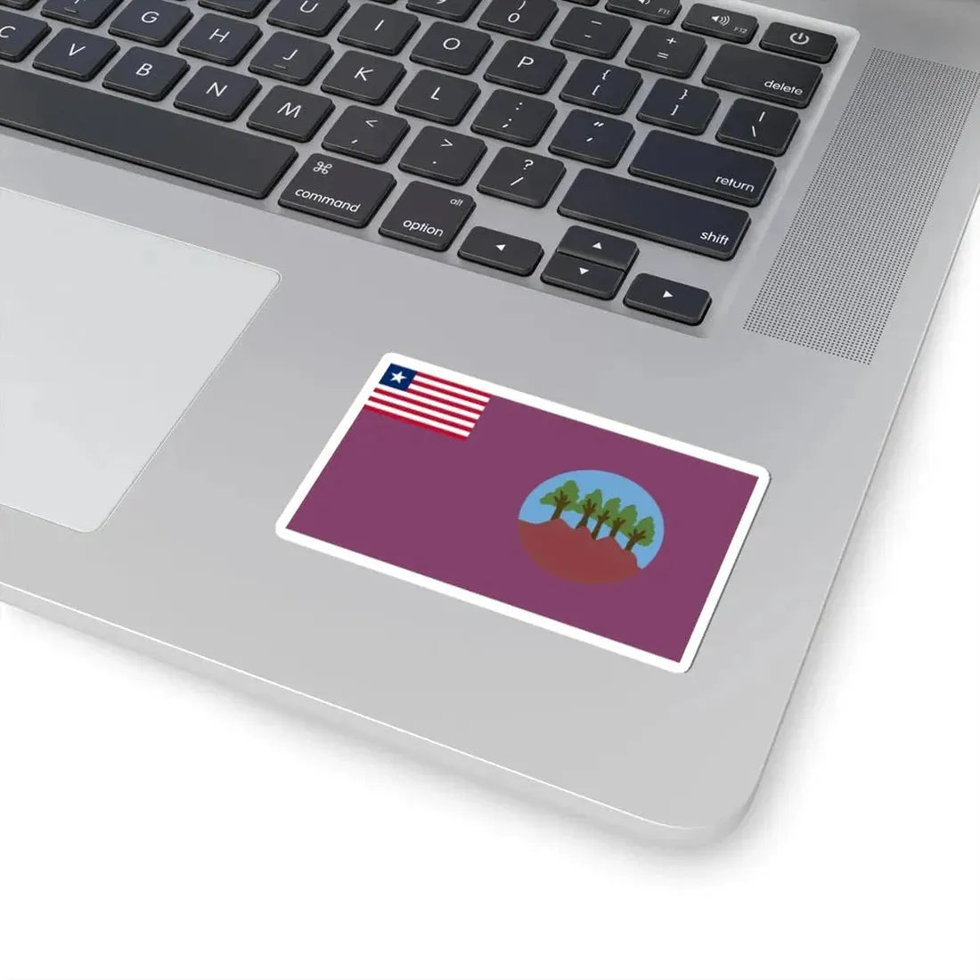 Flag of Bomi County (Liberia) STICKER Vinyl Kiss-Cut Decal - The Sticker Space