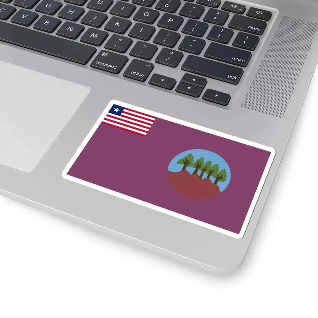 Flag of Bomi County (Liberia) STICKER Vinyl Kiss-Cut Decal - The Sticker Space