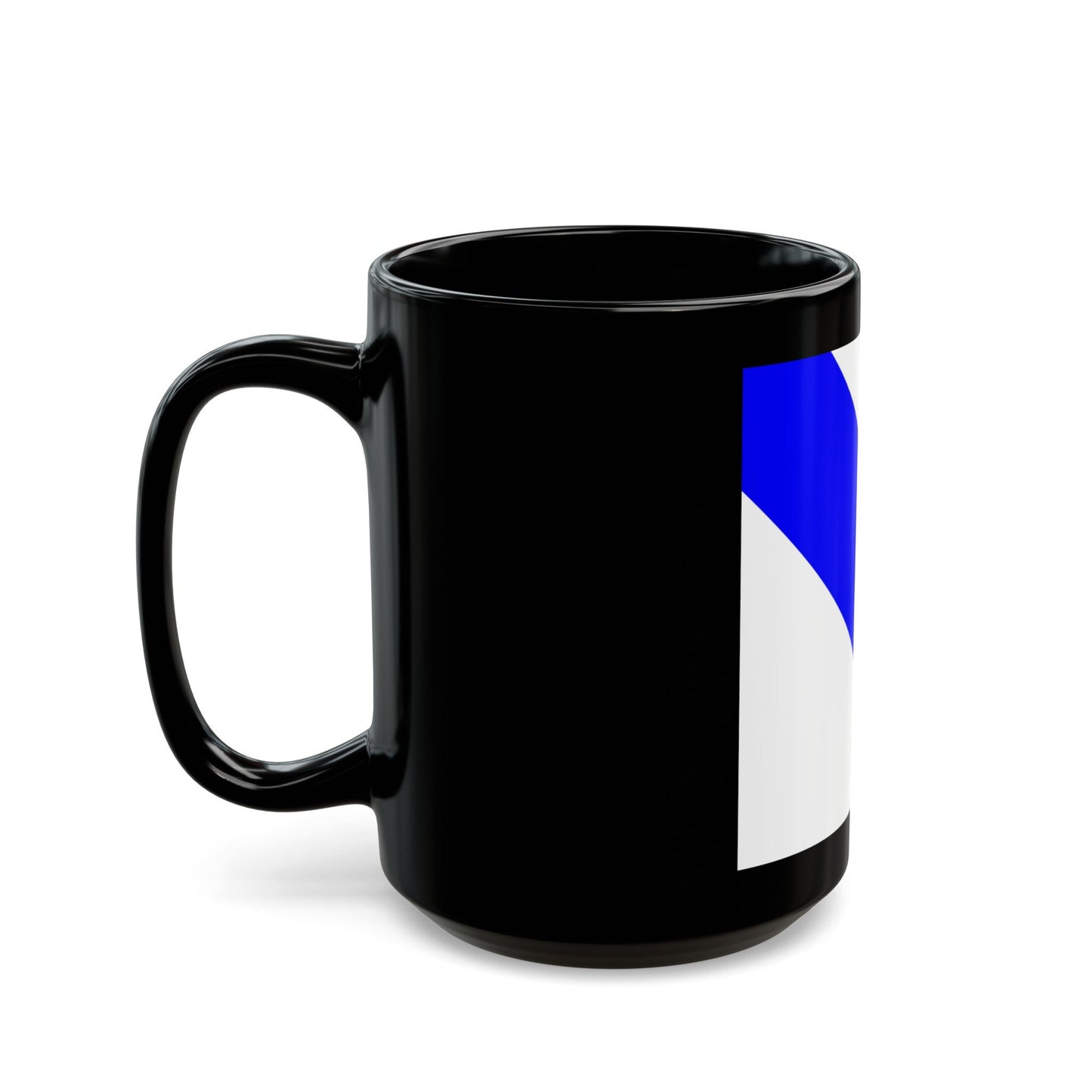 Flag of Bonfol Switzerland - Black Coffee Mug-The Sticker Space