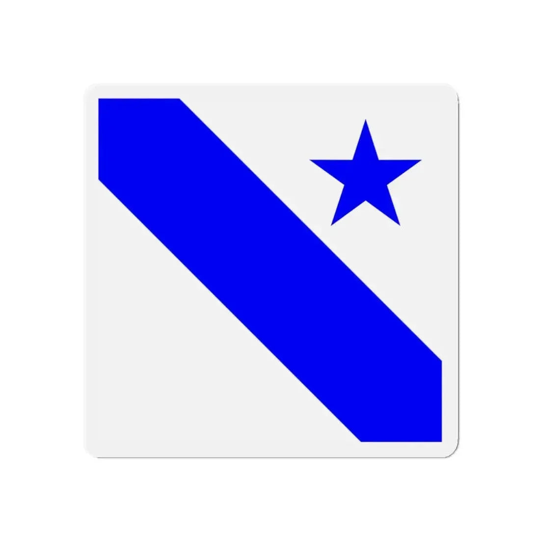 Flag of Bonfol Switzerland - Refrigerator Magnet 5 Inch - The Sticker Space