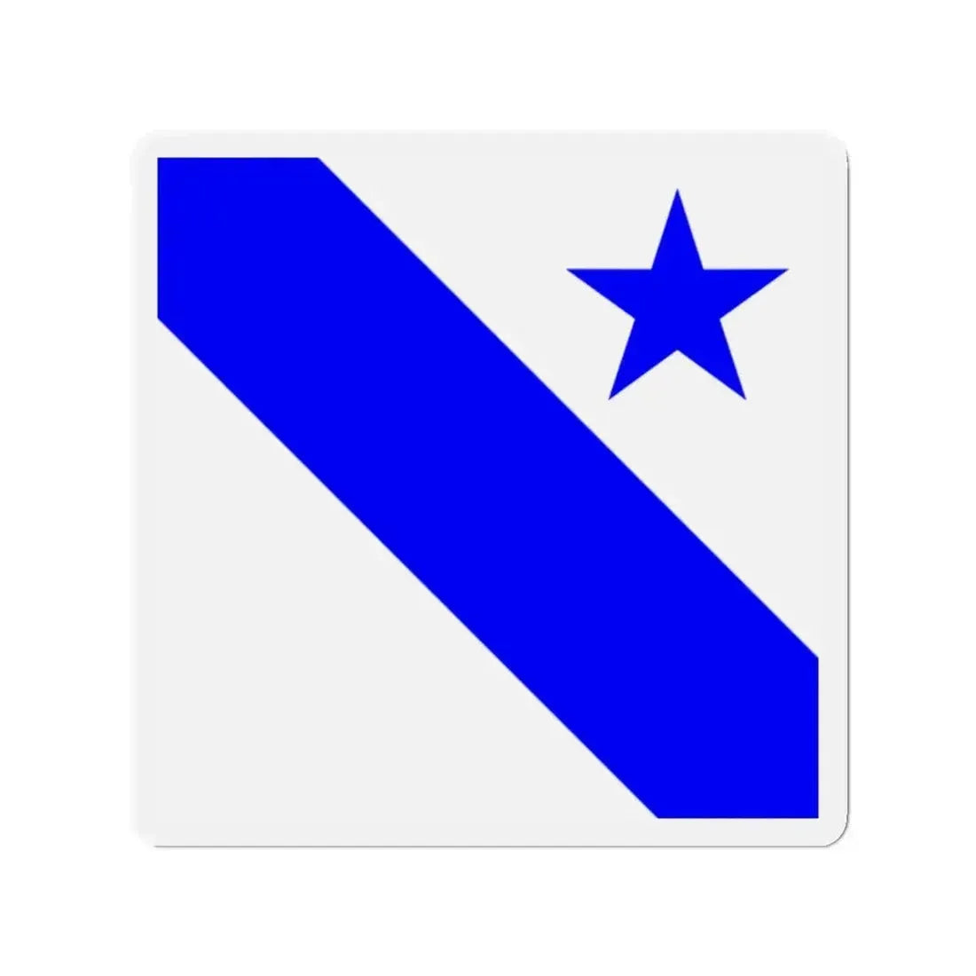 Flag of Bonfol Switzerland - Refrigerator Magnet - The Sticker Space