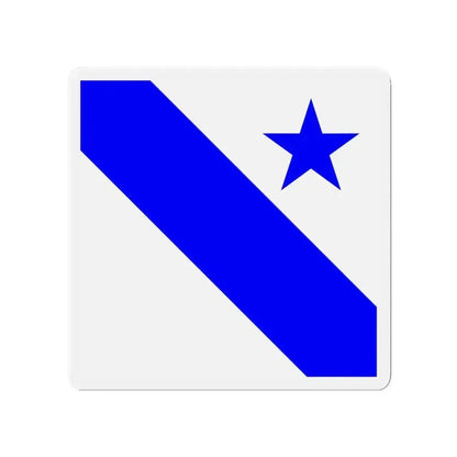 Flag of Bonfol Switzerland - Refrigerator Magnet - The Sticker Space