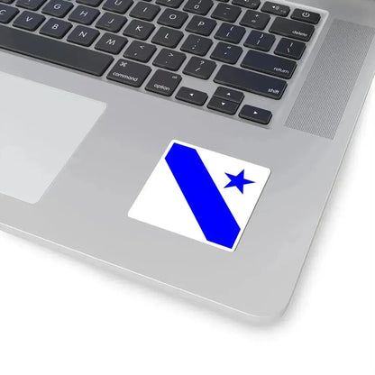 Flag of Bonfol Switzerland - STICKER Vinyl Kiss-Cut Decal - The Sticker Space