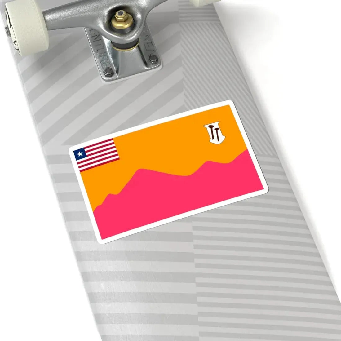 Flag of Bong County (Liberia) STICKER Vinyl Kiss-Cut Decal - The Sticker Space