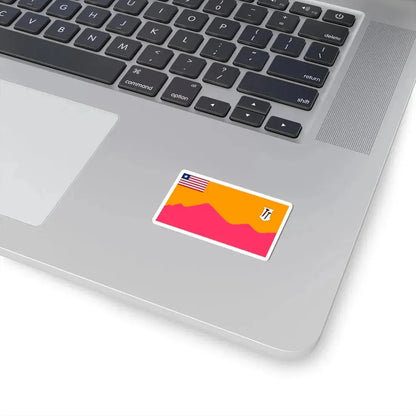 Flag of Bong County (Liberia) STICKER Vinyl Kiss-Cut Decal - The Sticker Space