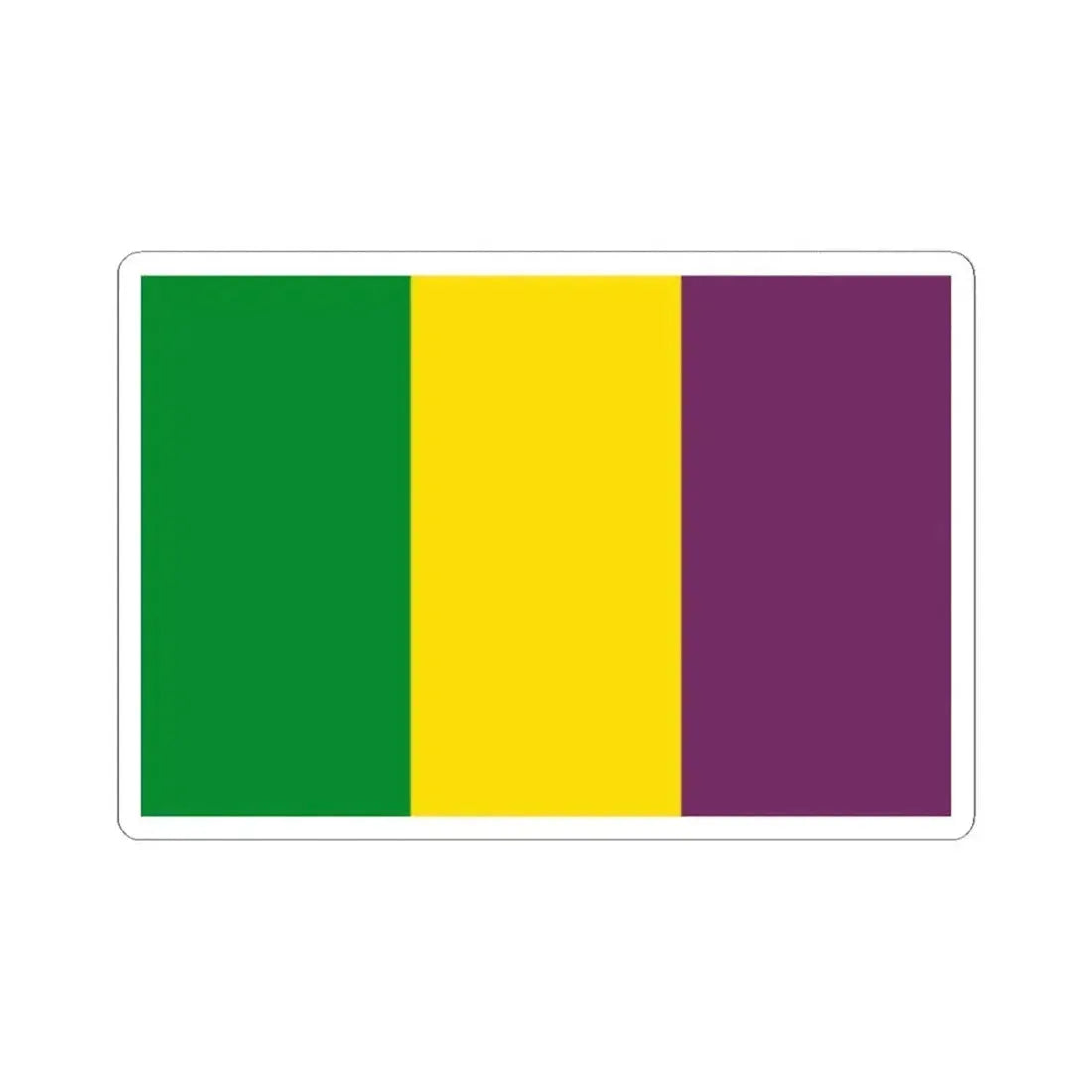 Flag of Bonheiden (Belgium) STICKER Vinyl Kiss-Cut Decal 2 Inch White - The Sticker Space