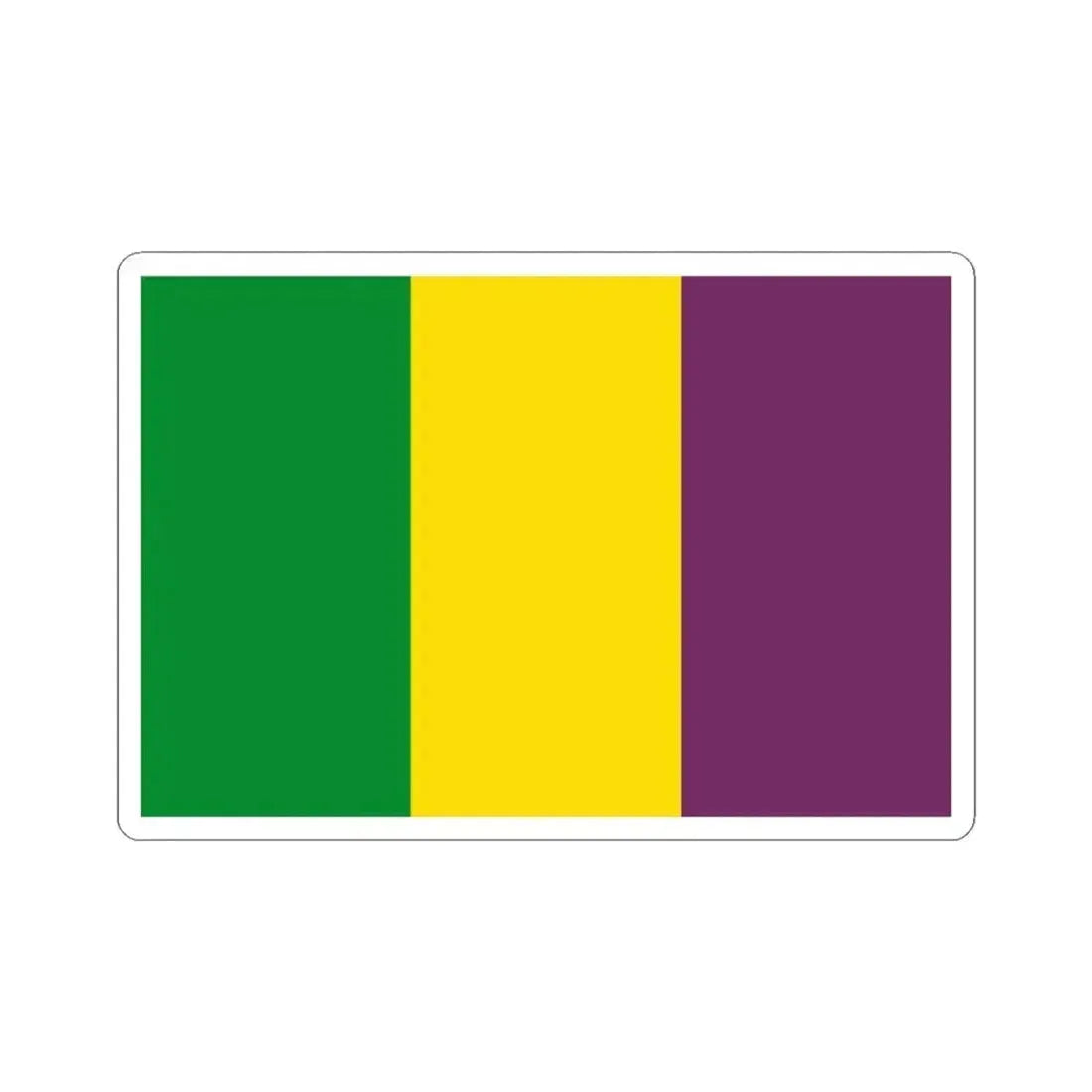 Flag of Bonheiden (Belgium) STICKER Vinyl Kiss-Cut Decal 3 Inch White - The Sticker Space