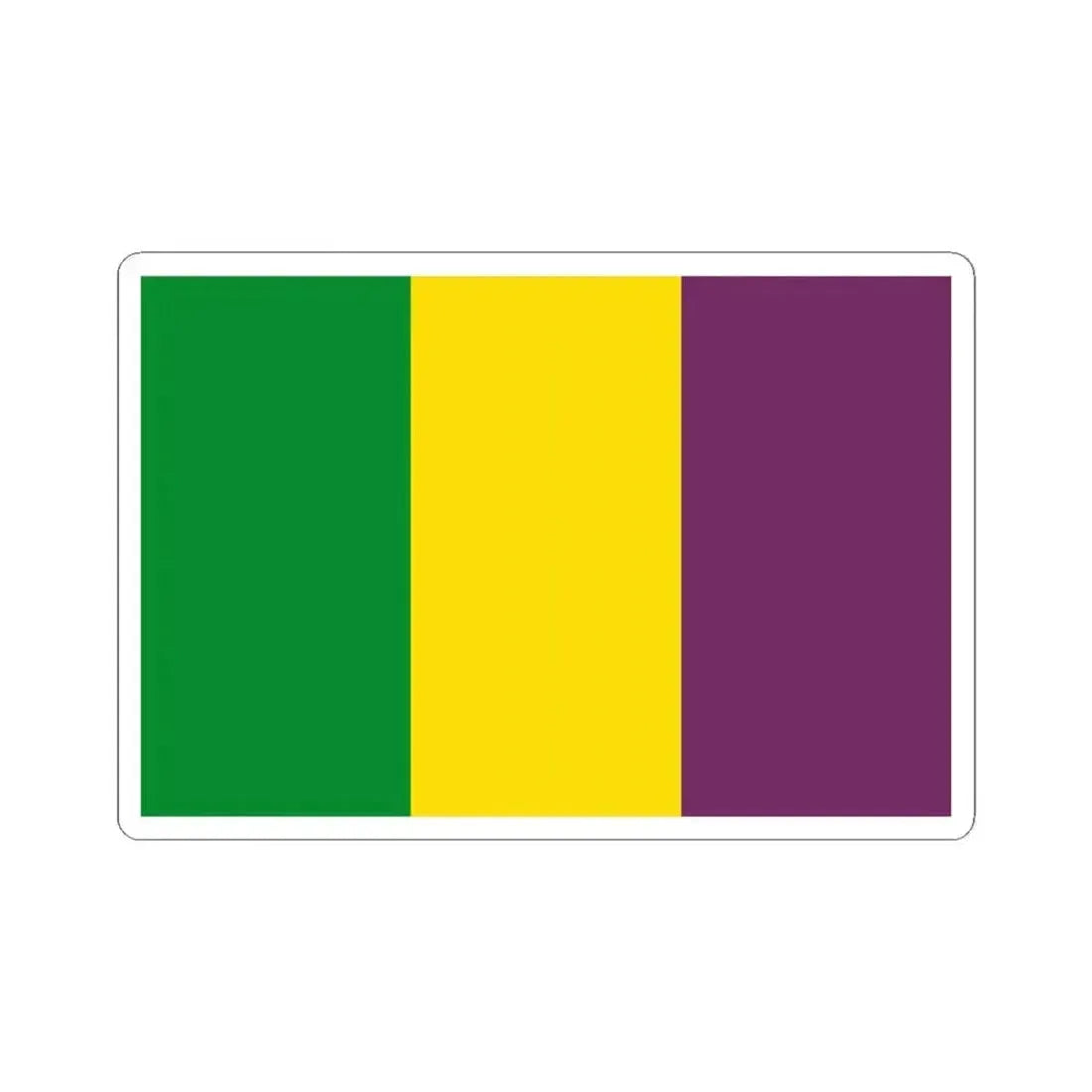 Flag of Bonheiden (Belgium) STICKER Vinyl Kiss-Cut Decal 4 Inch White - The Sticker Space