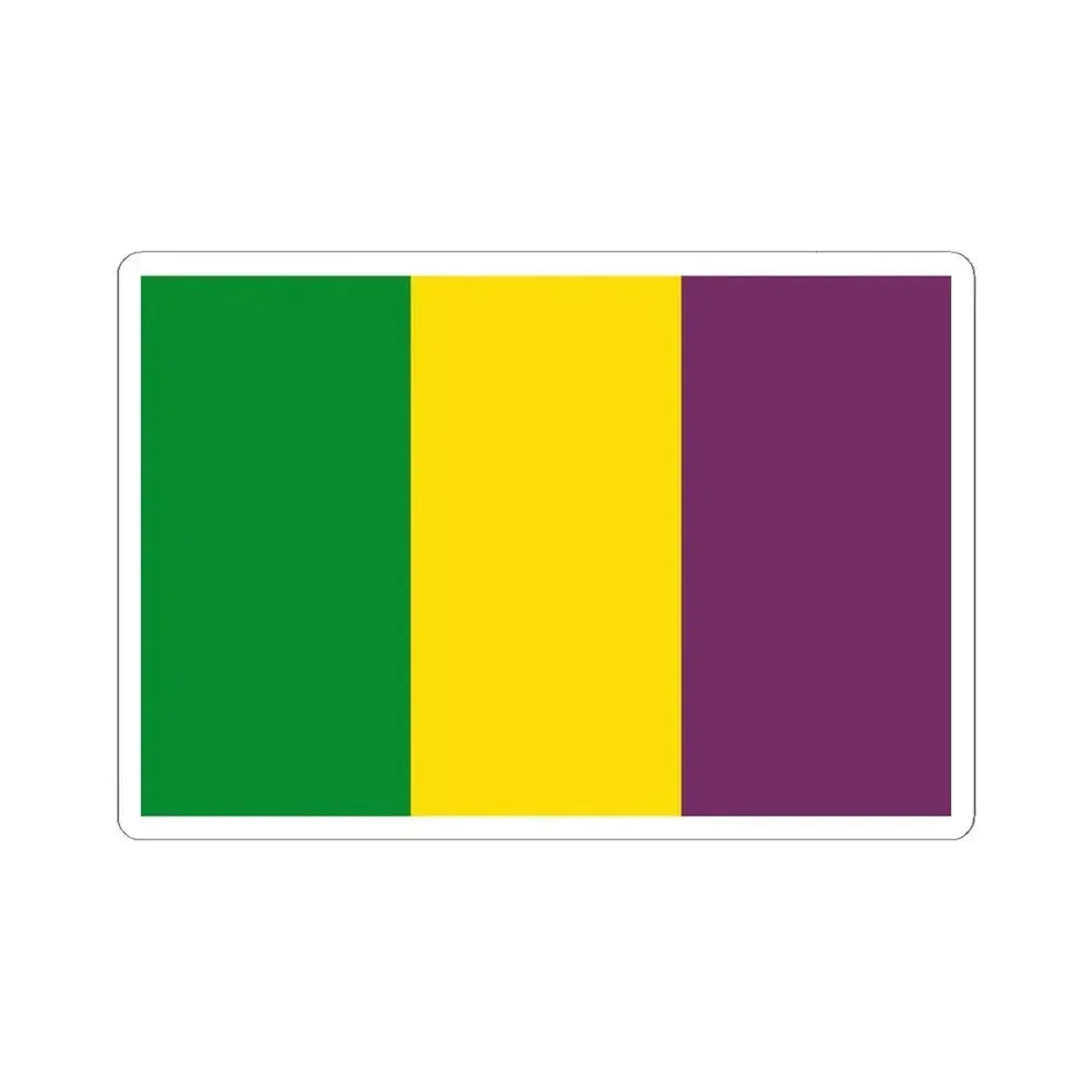 Flag of Bonheiden (Belgium) STICKER Vinyl Kiss-Cut Decal 6 Inch White - The Sticker Space