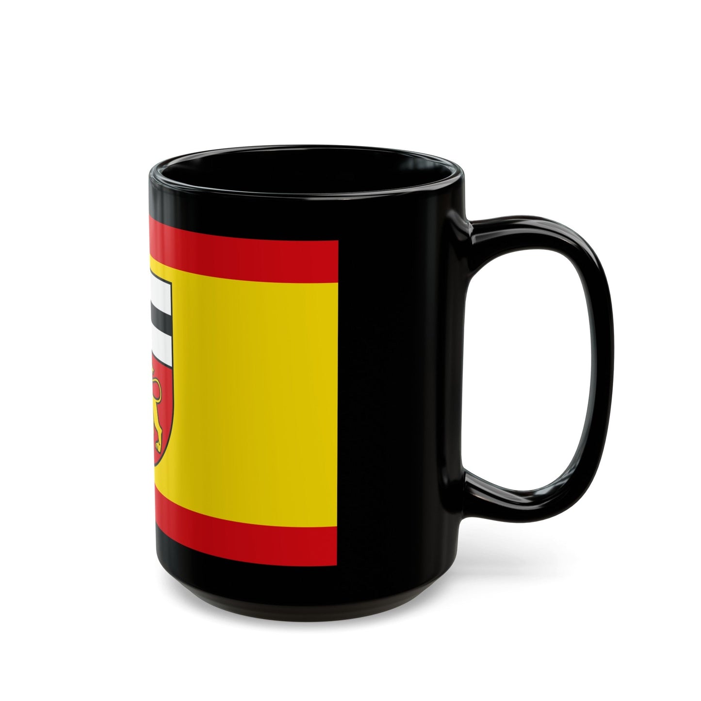 Flag of Bonn Germany - Black Coffee Mug-The Sticker Space