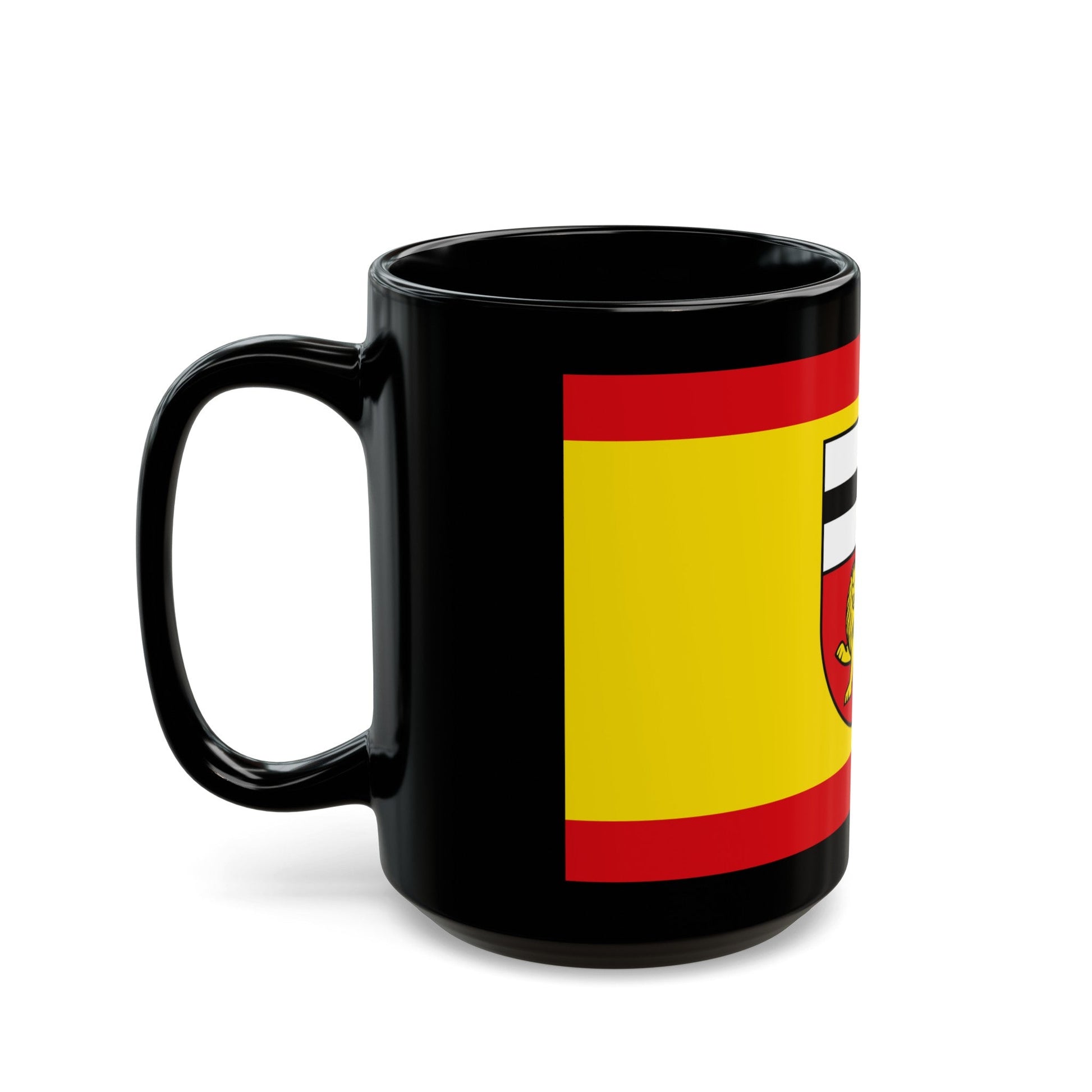 Flag of Bonn Germany - Black Coffee Mug-The Sticker Space