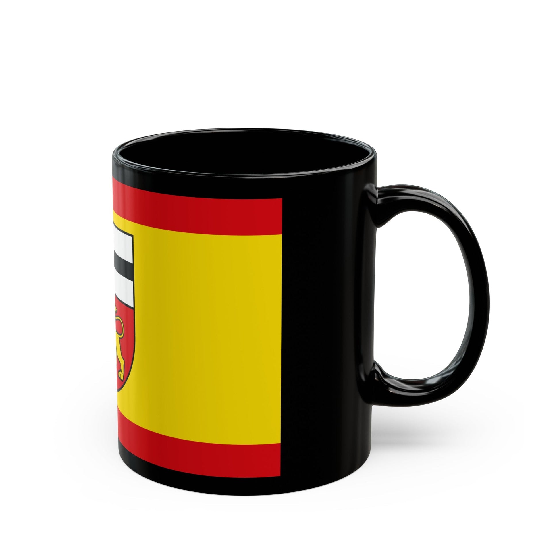 Flag of Bonn Germany - Black Coffee Mug-The Sticker Space