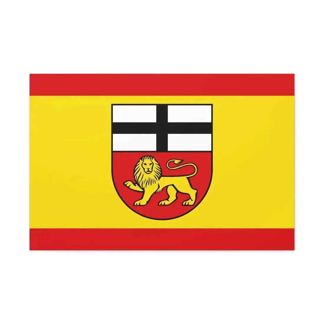 Flag of Bonn Germany - Canvas Wall Art - The Sticker Space