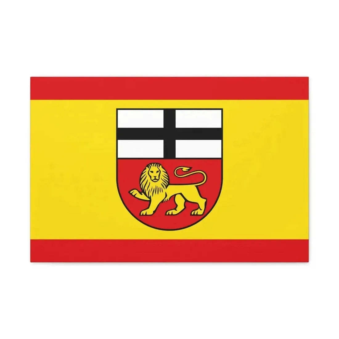 Flag of Bonn Germany - Canvas Wall Art - The Sticker Space