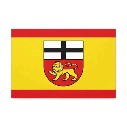 Flag of Bonn Germany - Canvas Wall Art - The Sticker Space