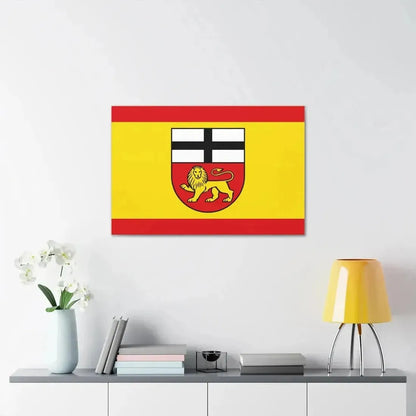 Flag of Bonn Germany - Canvas Wall Art - The Sticker Space