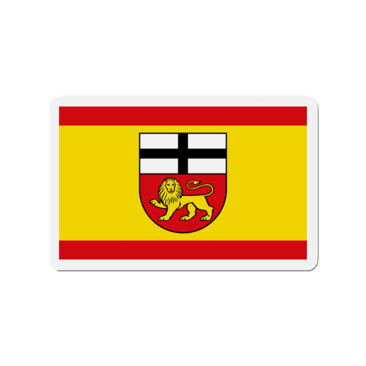 Flag of Bonn Germany - Die-Cut Magnet-2" x 2"-The Sticker Space