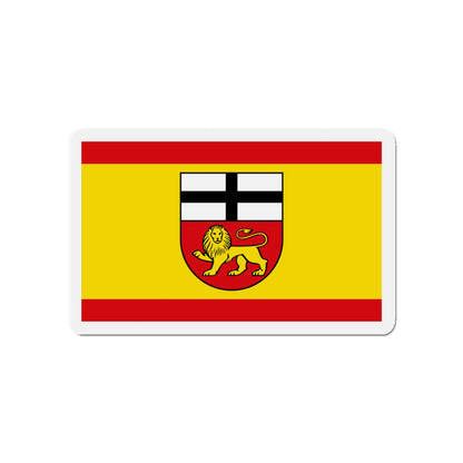 Flag of Bonn Germany - Die-Cut Magnet-4" x 4"-The Sticker Space