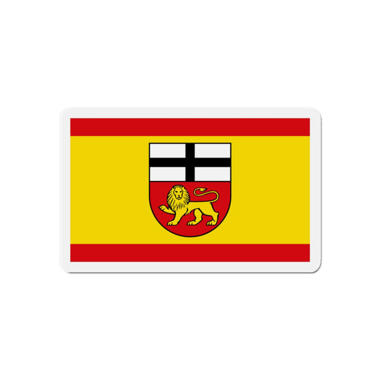 Flag of Bonn Germany - Die-Cut Magnet-6 × 6"-The Sticker Space