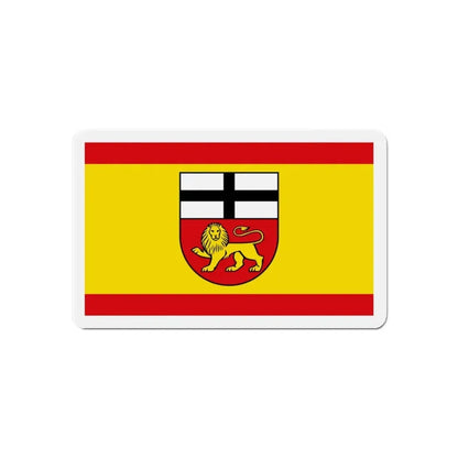 Flag of Bonn Germany - Refrigerator Magnet 6 Inch - The Sticker Space