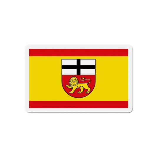Flag of Bonn Germany - Refrigerator Magnet 6 Inch - The Sticker Space