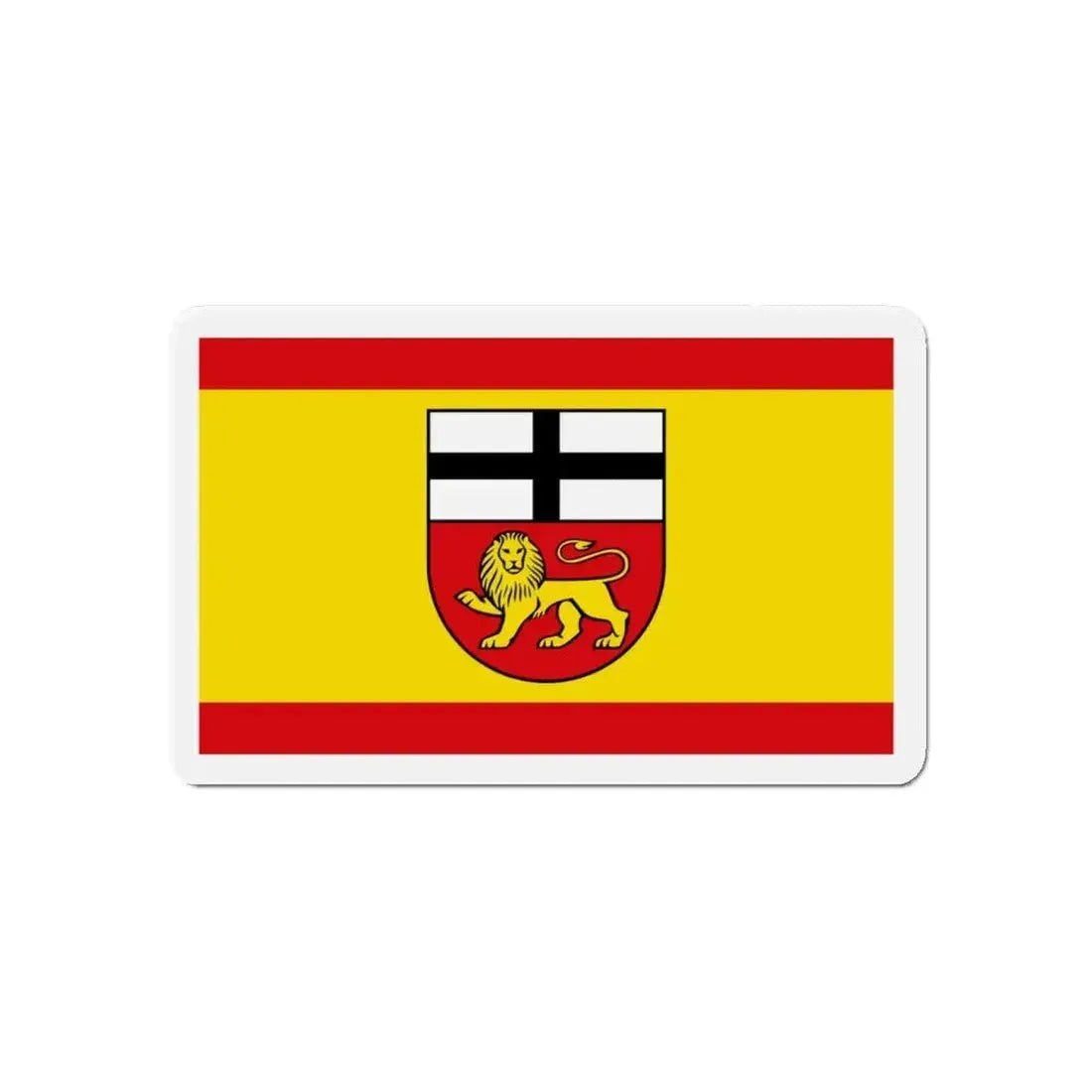 Flag of Bonn Germany - Refrigerator Magnet - The Sticker Space