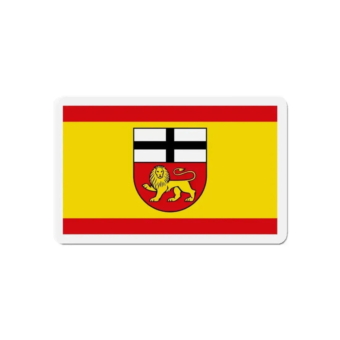 Flag of Bonn Germany - Refrigerator Magnet - The Sticker Space