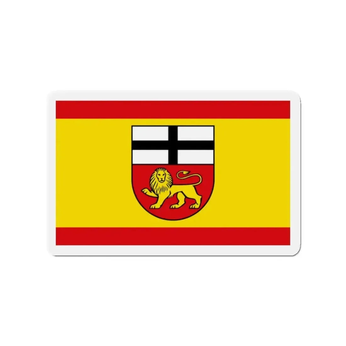 Flag of Bonn Germany - Refrigerator Magnet - The Sticker Space