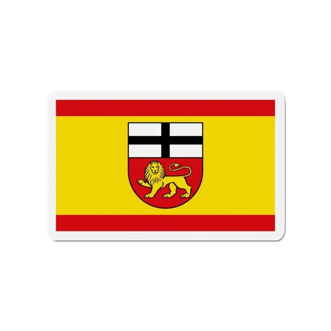 Flag of Bonn Germany - Refrigerator Magnet - The Sticker Space