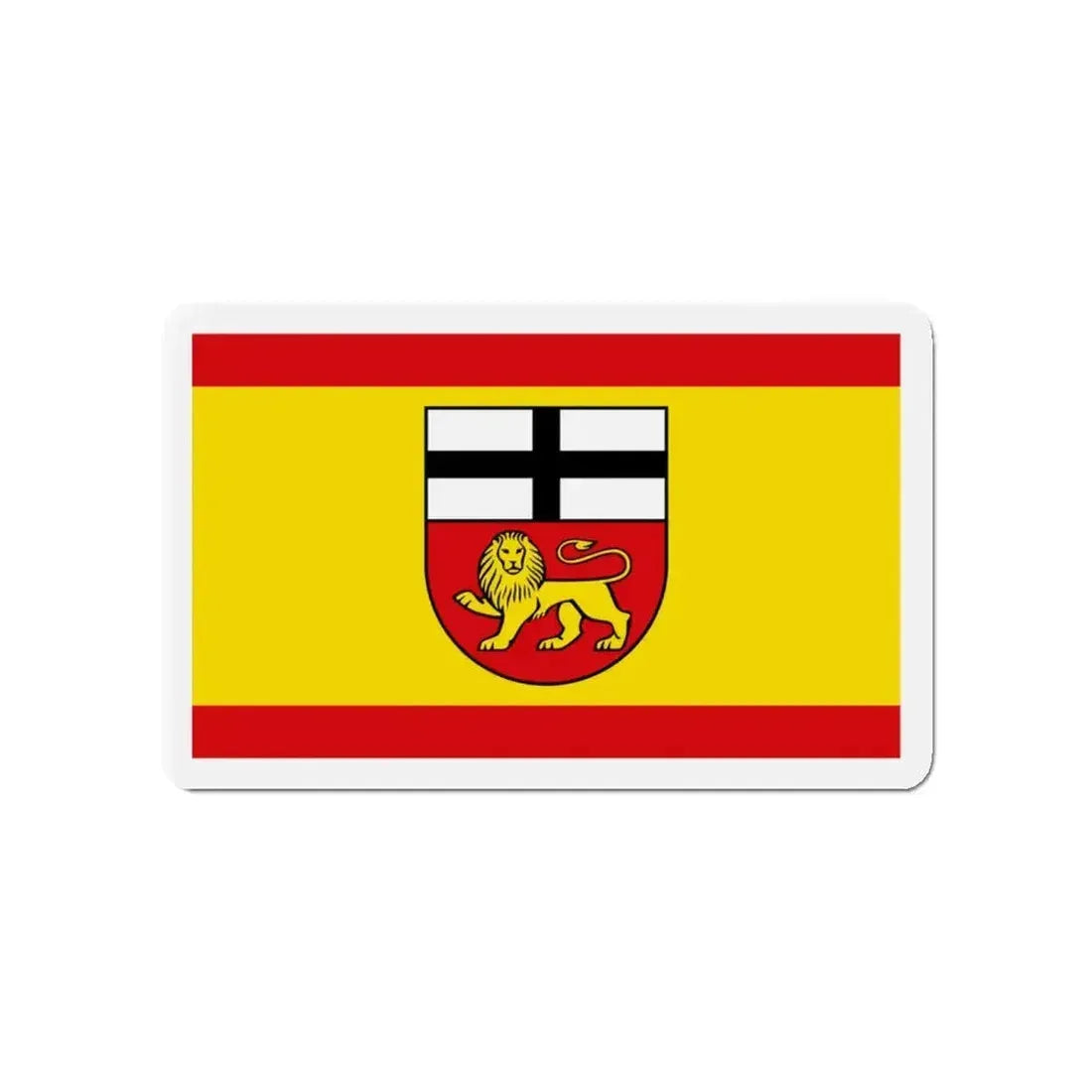 Flag of Bonn Germany - Refrigerator Magnet - The Sticker Space