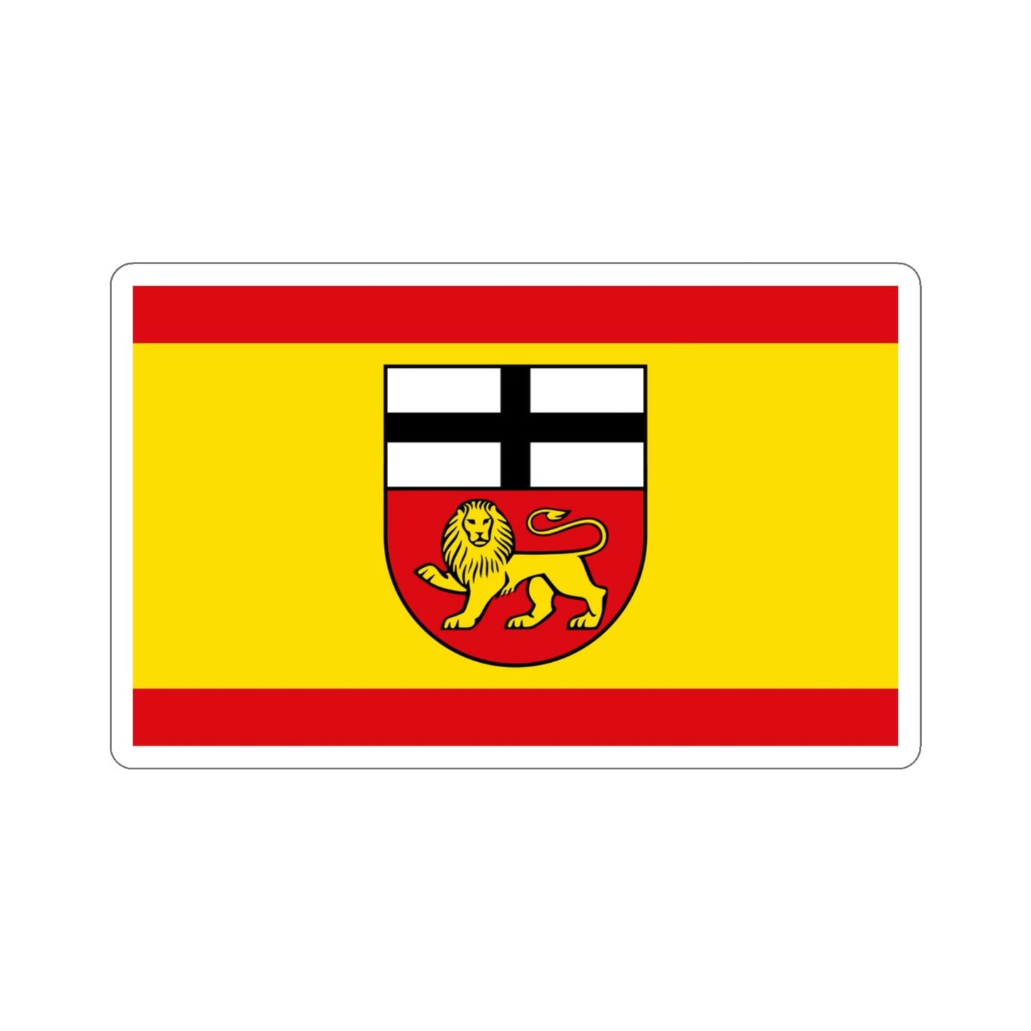 Flag of Bonn Germany STICKER Vinyl Die-Cut Decal-3 Inch-The Sticker Space