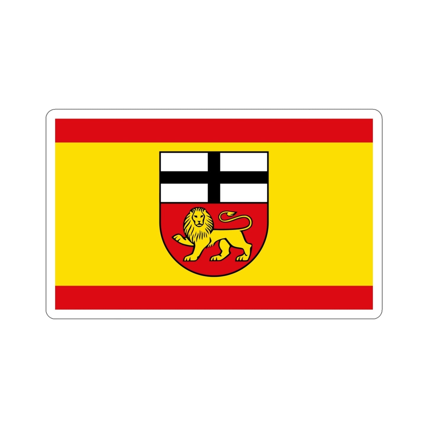 Flag of Bonn Germany STICKER Vinyl Die-Cut Decal-4 Inch-The Sticker Space