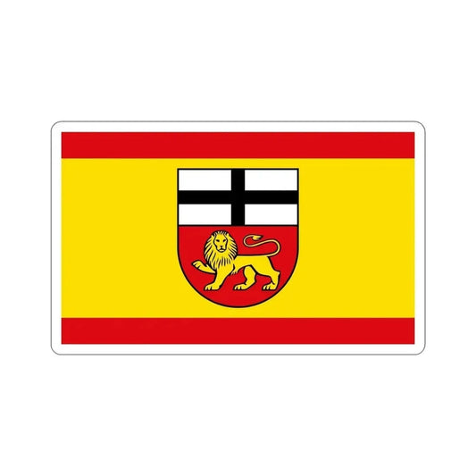 Flag of Bonn Germany STICKER Vinyl Die-Cut Decal 6 Inch - The Sticker Space