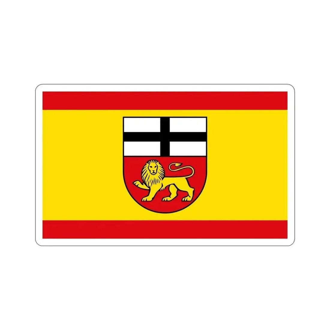 Flag of Bonn Germany STICKER Vinyl Die-Cut Decal - The Sticker Space