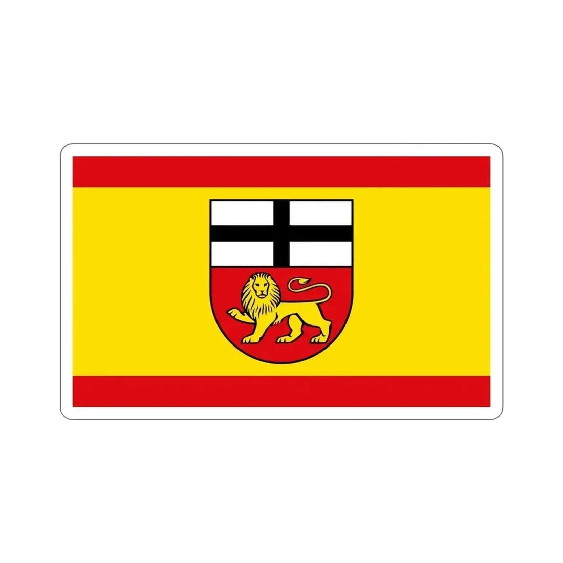 Flag of Bonn Germany STICKER Vinyl Die-Cut Decal - The Sticker Space