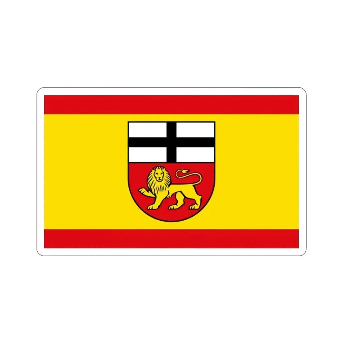 Flag of Bonn Germany STICKER Vinyl Die-Cut Decal - The Sticker Space