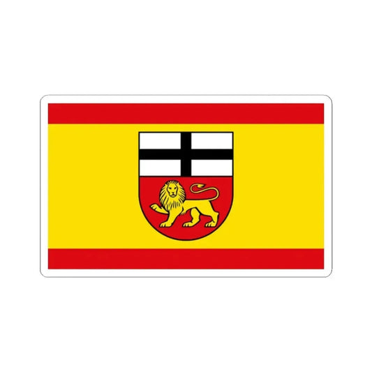 Flag of Bonn Germany - STICKER Vinyl Kiss-Cut Decal 2 Inch White - The Sticker Space