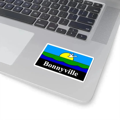 Flag of Bonnyville (Canada) STICKER Vinyl Kiss-Cut Decal - The Sticker Space