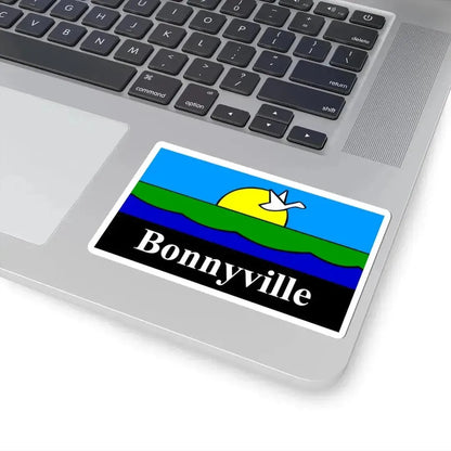 Flag of Bonnyville (Canada) STICKER Vinyl Kiss-Cut Decal - The Sticker Space