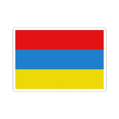 Flag of Boortmeerbeek (Belgium) STICKER Vinyl Kiss-Cut Decal 2 Inch White - The Sticker Space