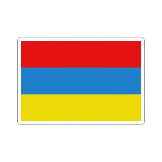 Flag of Boortmeerbeek (Belgium) STICKER Vinyl Kiss-Cut Decal 2 Inch White - The Sticker Space