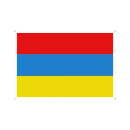 Flag of Boortmeerbeek (Belgium) STICKER Vinyl Kiss-Cut Decal 6 Inch White - The Sticker Space