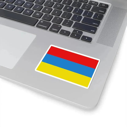 Flag of Boortmeerbeek (Belgium) STICKER Vinyl Kiss-Cut Decal - The Sticker Space