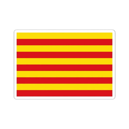 Flag of Borgloon (Belgium) STICKER Vinyl Kiss-Cut Decal 2 Inch White - The Sticker Space