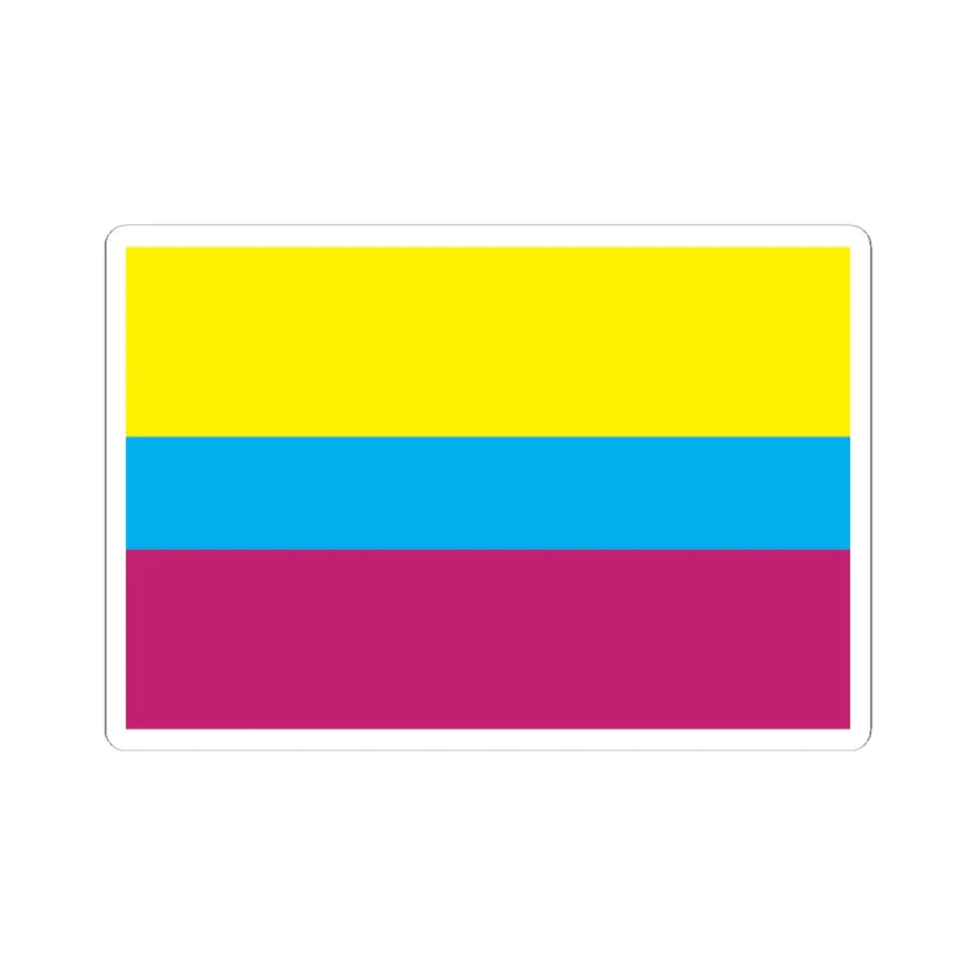 Flag of Borivskiy Raion in Kharkiv Oblast (Ukraine) STICKER Vinyl Kiss-Cut Decal 6 Inch White - The Sticker Space