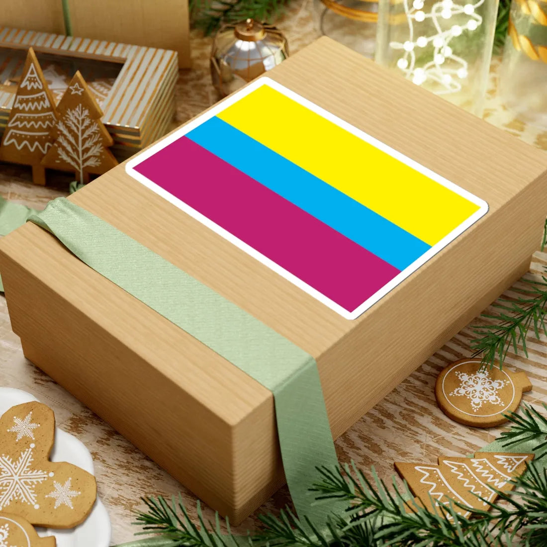 Flag of Borivskiy Raion in Kharkiv Oblast (Ukraine) STICKER Vinyl Kiss-Cut Decal - The Sticker Space