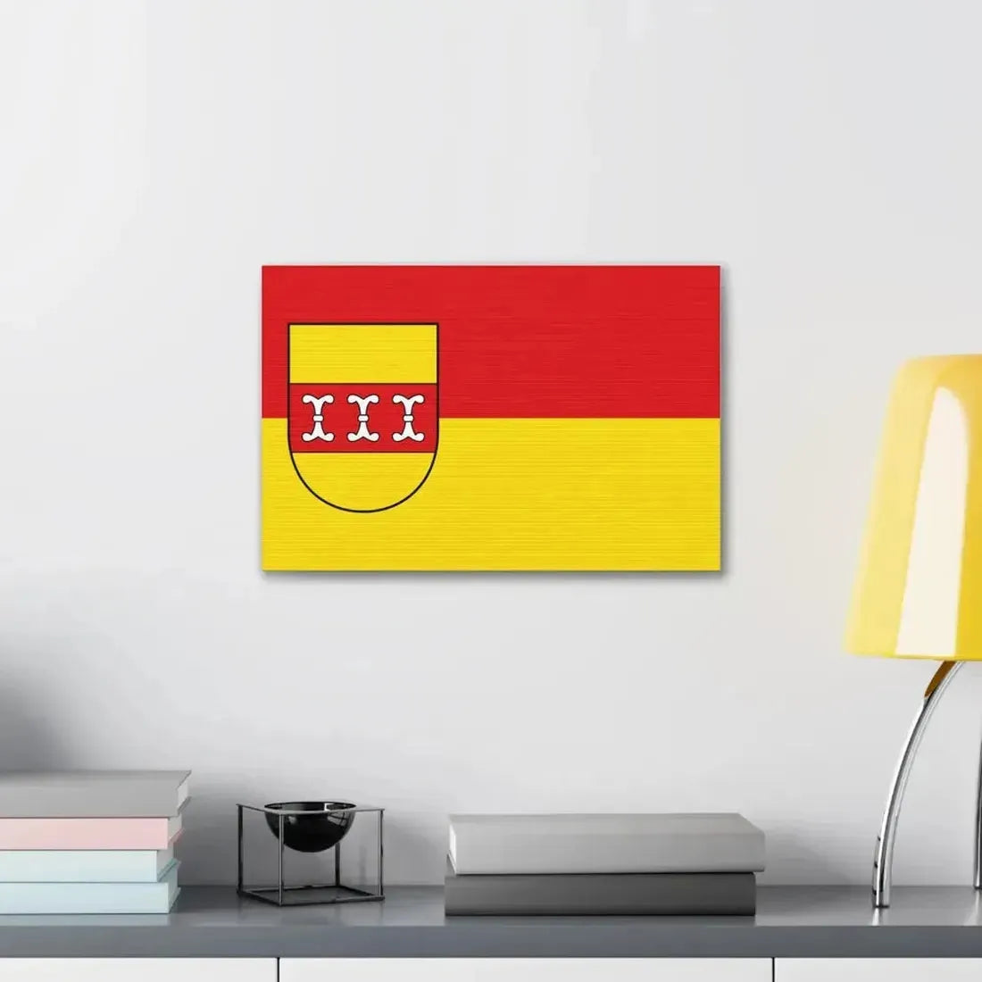 Flag of Borken Germany - Canvas Wall Art - The Sticker Space